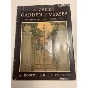 A Child's Garden of Verses by Robert Louis Stevenson Jessie Wilcox Smith HB DJ